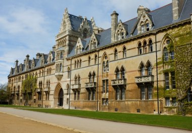 Christ Church College facade clipart