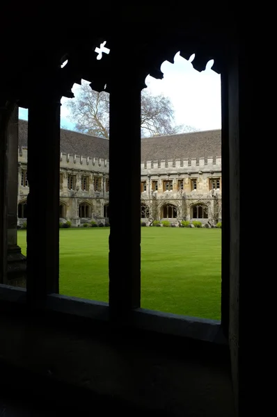 Oxford college cloister — Stock Photo, Image
