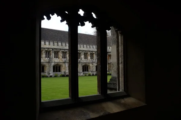 Magdalen College cloister — Stock Photo, Image