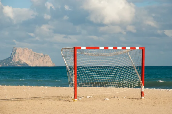 Beach soccer goal — Stock Photo, Image