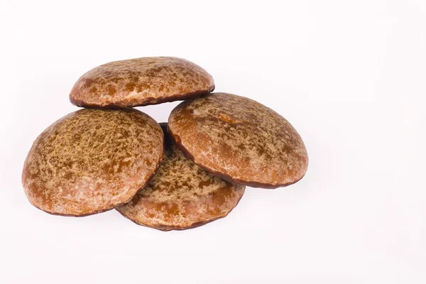 Gecoate gember koekjes — Stockfoto