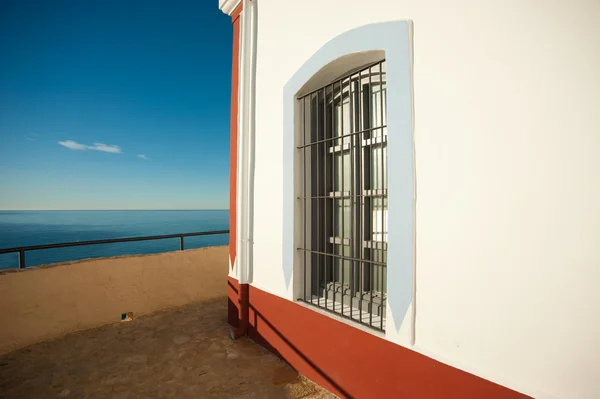 Pencere ve deniz — Stok fotoğraf