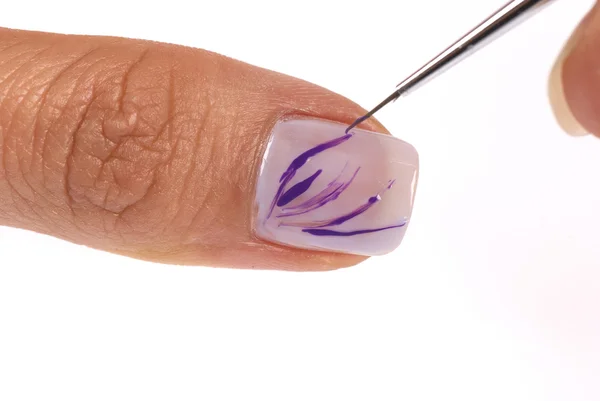 Искусство ногтей — стоковое фото