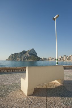 Calpe beach promenade