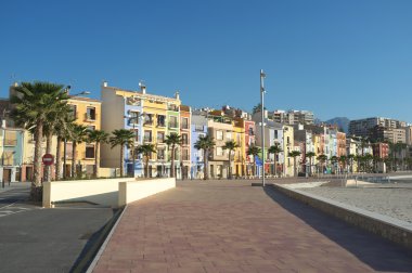 Villajoyosa old town clipart