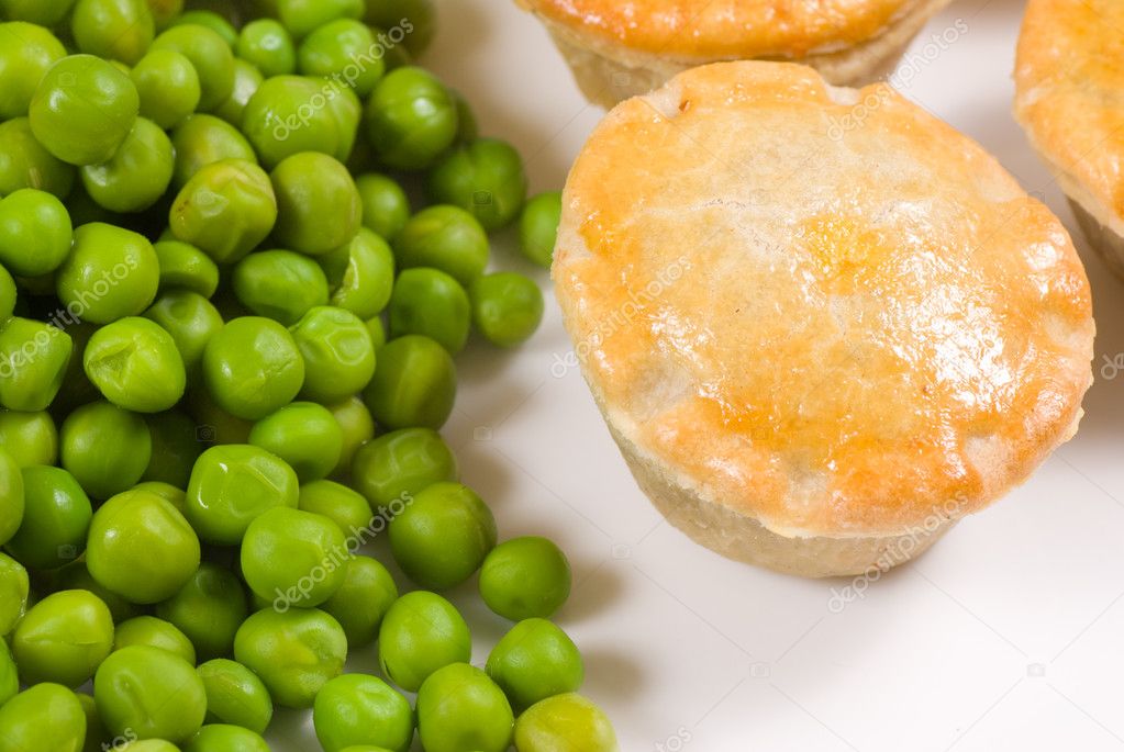 Pies and peas.