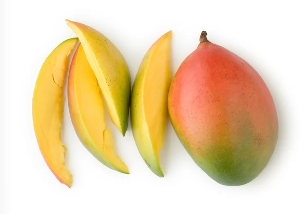 Mango plátky Stock Fotografie