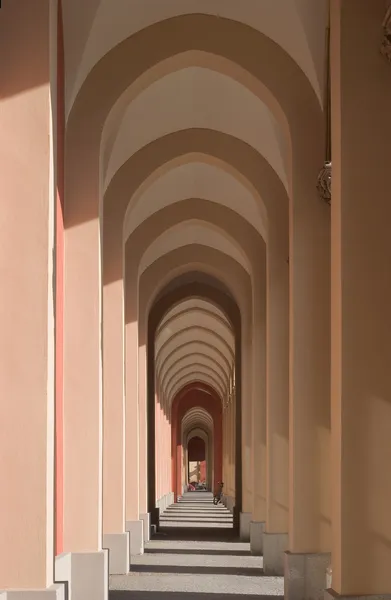 Довгий аркада в Мюнхені — стокове фото