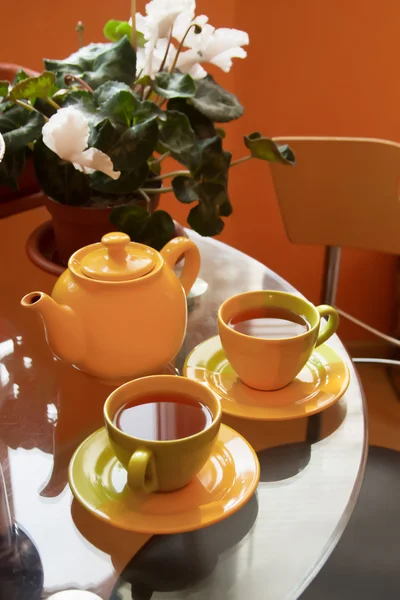 Утренний чай — стоковое фото