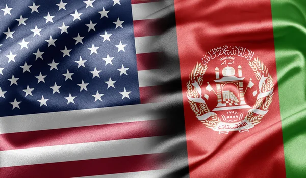 USA og Aufganistan – stockfoto