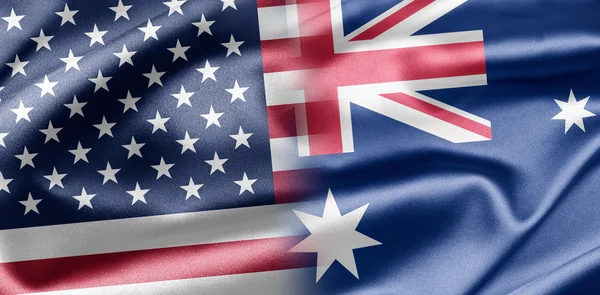 Az USA és Ausztrália — Stock Fotó