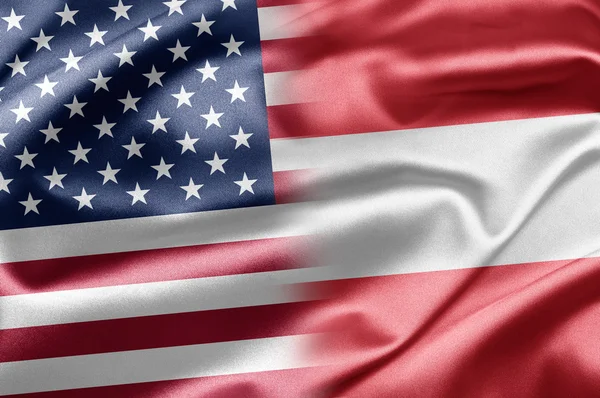 Stati Uniti e Austria — Foto Stock
