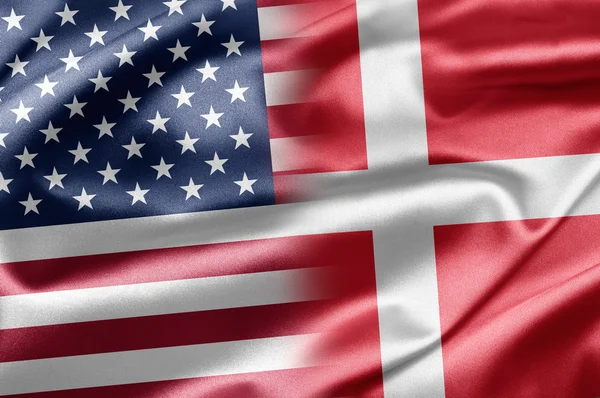 USA and Denmark — Stock Photo, Image