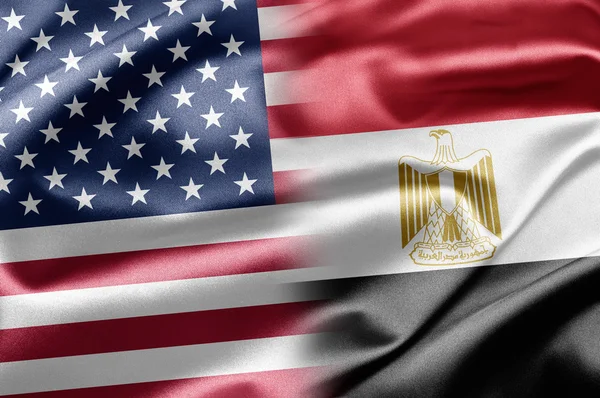 stock image USA and Egypt