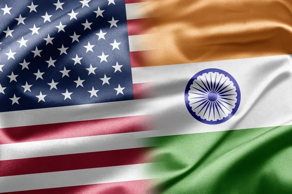 stock image USA and India