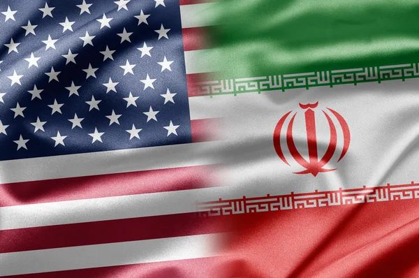 USA and Iran — Stock Photo, Image