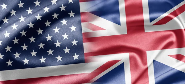 U.S. and UK. — Stock Photo, Image