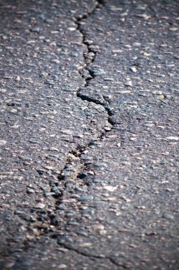 Cracked asphalt clipart