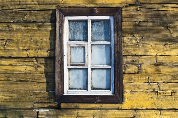 Donmuş penceresinin görünümü. — Stok fotoğraf