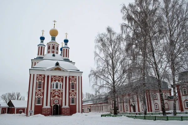 Monastery in the winter — Stock Photo, Image