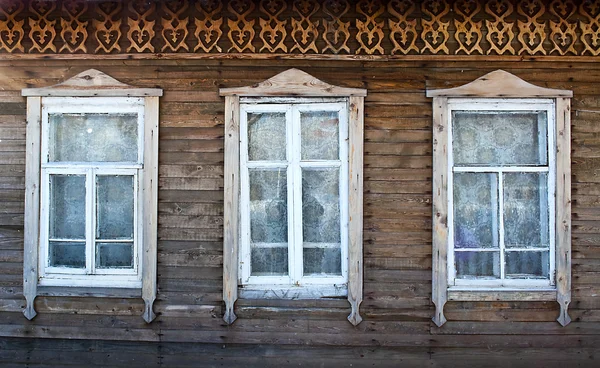 Üç pencere — Stok fotoğraf