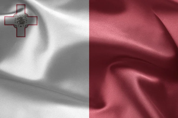 La bandera nacional de Malta — Foto de Stock