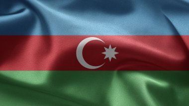 Flag of Azerbaijan clipart