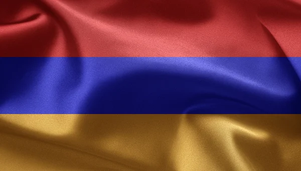 Zwaaiende vlag van Armenië — Stockfoto