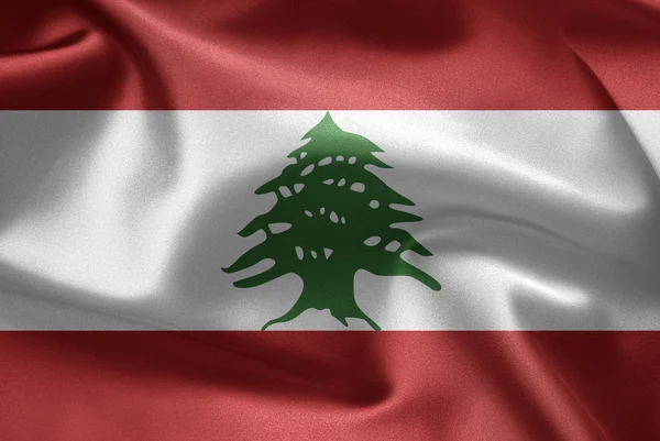 Flaga Libanu — Zdjęcie stockowe