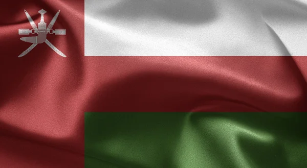 Vlag van Oman — Stockfoto