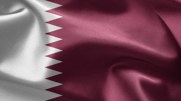 Katar vlajka — Stock fotografie