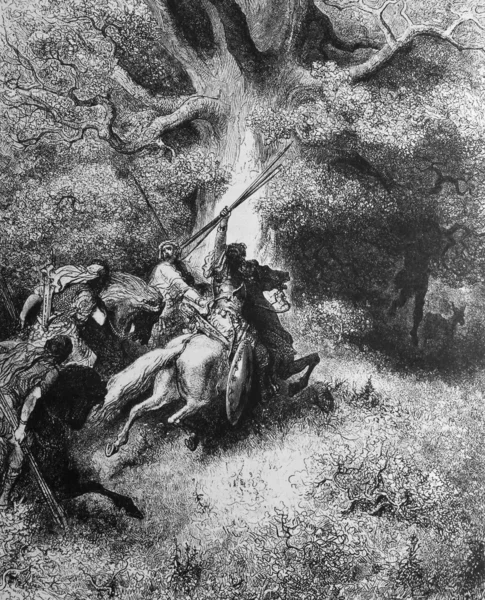 stock image The death of Absalom.