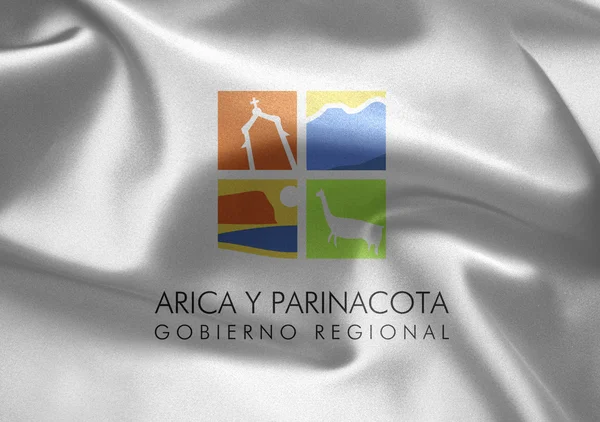 Flagge von arica y parinacota (Chile)) — Stockfoto