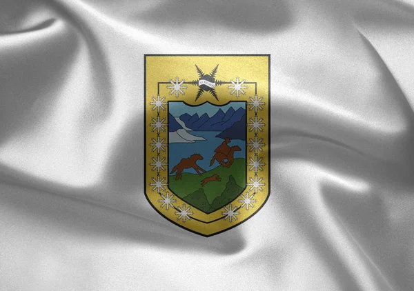 Aysen (Şili bayrağı) — Stok fotoğraf
