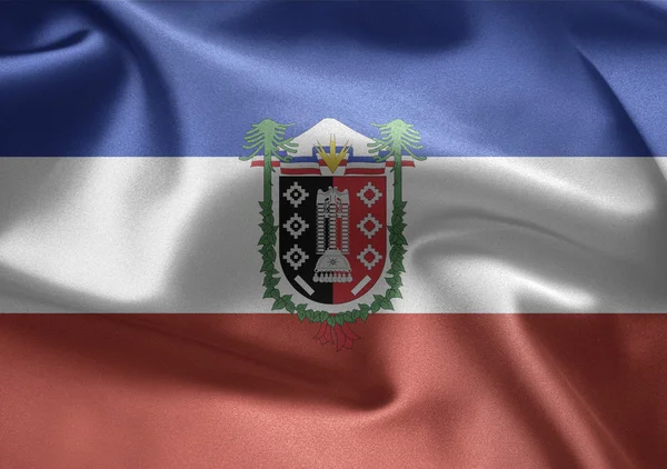 Flagga La Araucania (Chile) — Stockfoto