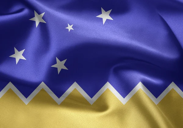 Vlag van Magallanes (Chili) — Stockfoto