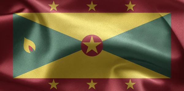 Grenada bayrağı — Stok fotoğraf