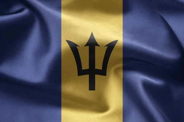 Flagge von Barbados — Stockfoto