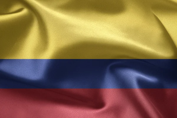 Kolumbijská vlajka — Stock fotografie
