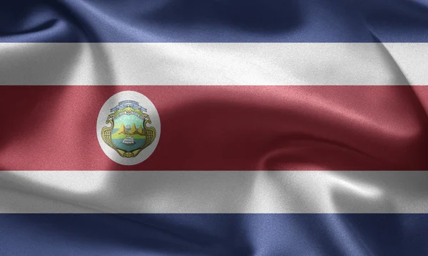 Zászló Costa Rica — Stock Fotó