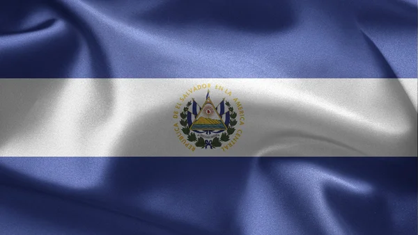 Flagge El Salvadors — Stockfoto