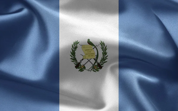Прапор Гватемали — стокове фото