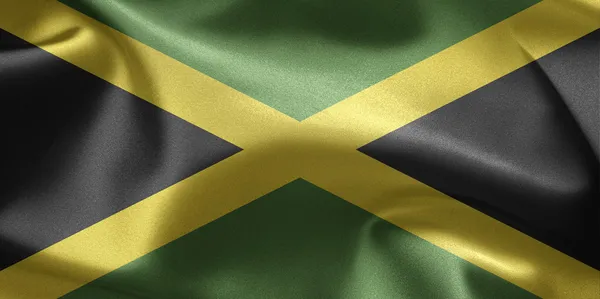Jamaicas flagg – stockfoto