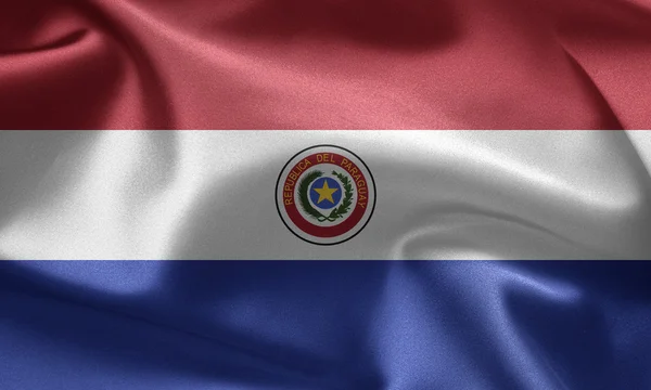 Flagge Paraguays — Stockfoto
