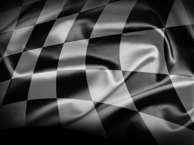 Checkered flag clipart