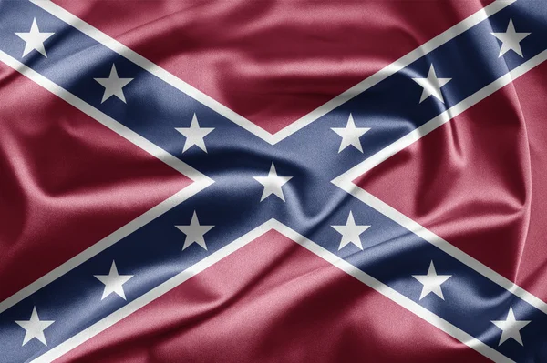 Bandeira de confederate — Fotografia de Stock