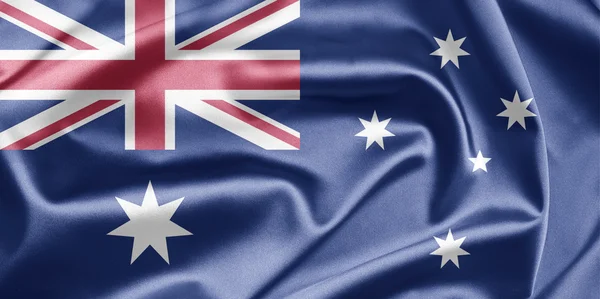 Australiens flagga — Stockfoto
