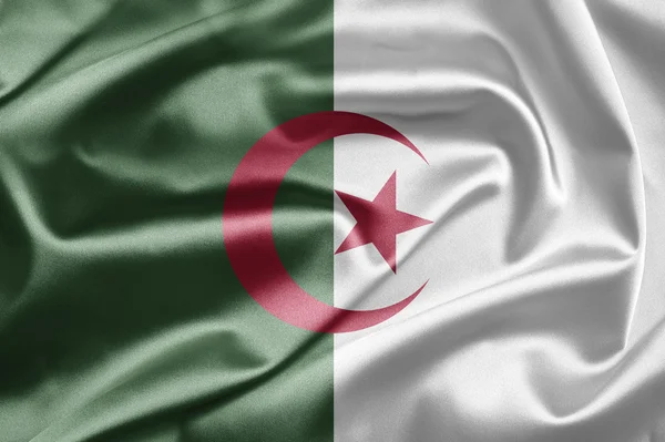 Прапор Алжиру — стокове фото
