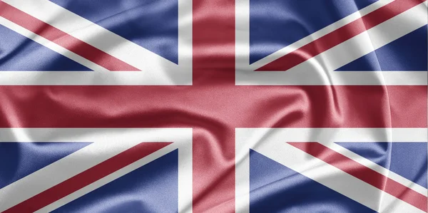 Flagga för uk — Stockfoto