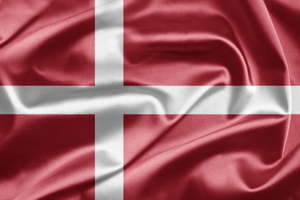 Dánia zászlaja — Stock Fotó